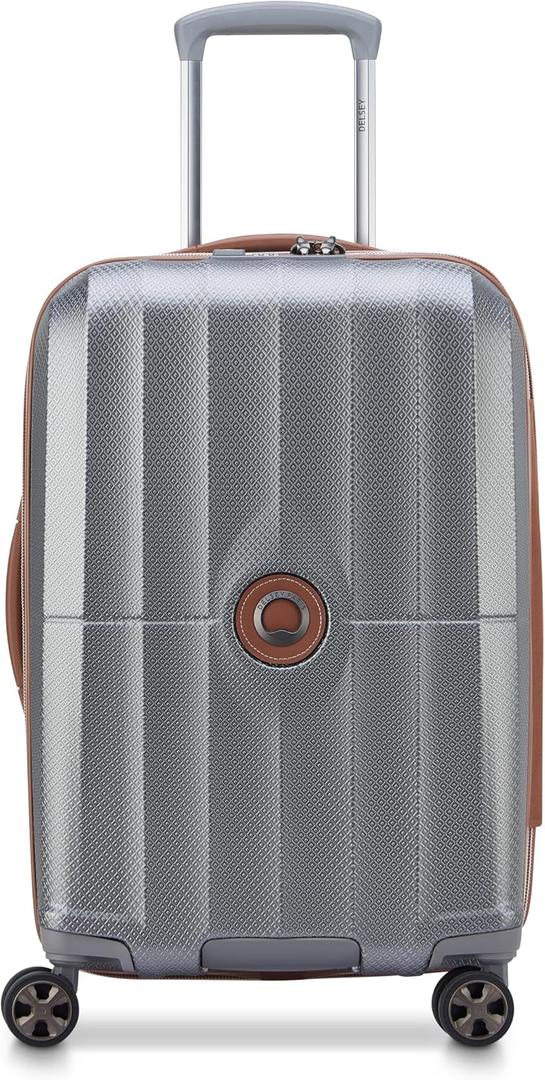 DELSEY PARIS Carrousel Hardside Expandable Luggage with Spinner Wheels, Graphite, Carry-on 21 Inch