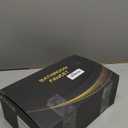 TapLong Waterfall Bathroom Faucets for Sink 3 Hole, Solid Brass 8 Inch Widespread Bathroom Sink Faucet 2-Handles, Polished Chrome Bathroom Faucet with Supply Lines, 02766 (Bent)