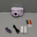 Kids Camera Instant Print, 3.0" HD 32MP Kids Camera Christmas Birthday Gifts for 3 4 5 6 7 8 9 10 11 12 Year Old Girls Boys, 32GB SD Card-Purple