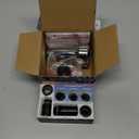 Kitchen Faucet Head Replacement with 15 Adapters, 3 Function Pull Down Kitchen Faucet Spray Head, Pull Out Kitchen Sink Tap Sprayer Nozzle, Chrome, Plastic