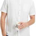 M MAELREG Mens Hawaiian Shirts Short Sleeve Button Down Tropical Beach Floral Solid Print Summer Vacation Mens Casual Shirts (M)