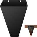 Medium Size Chicken Cone, Heavy-Duty Steel Poultry Restraining Cones for Chicken, Large Laying Hens, Roasters, Turkeys Up to 8 Pounds, Flat Back Funnel Cone Chicken Killing Cone, Easy to Clean