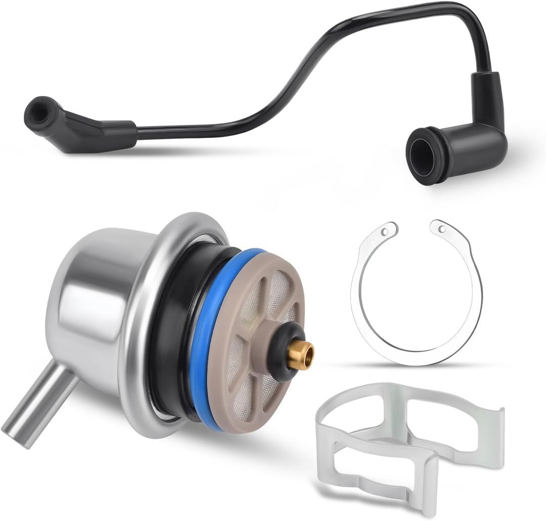 Fuel Injection Pressure Regulator w/Vacuum Line Fits for Chevy Avalanche 1500/Express 1500 2500 3500/Silverado Replaces 89060418 17113556