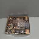 Christmas Ball Ornaments Set, 38ct 2.36 Inches Brown Gold Copper Assorted Xmas Tree Ball Ornaments, Shatterproof Christmas Tree Hanging Ornaments for Xmas Decoration