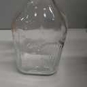 Ritayedet 64 Oz Heavy Duty Glass Milk Bottle with Reusable Airtight Strong SCREW LID - 1/2 Gallon Water Bottles with Scale Lines - 2 Qt Glass Milk Jug Pitcher - Extra Gaskets & Handle!