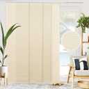 CHICOLOGY Vertical Blinds, Room Divider, Door Blinds,Blinds for Sliding Glass Doors, Temporary Wall, Closet Curtain, Room Door, Woven Beige  (Natural Woven) W:46-86 x H:Up-to 96 inches