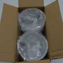 100 Pack 9 oz Clear Plastic Cups, Sturdy & Food Safe Disposable Plastic Cups for Wine Cocktail Punch