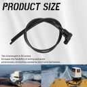 0310000 Spark Plug Wires (7mm 30" Long) Compatible with Johnson Outboard Engine(2Pcs)