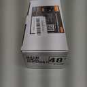 BESTTEN Keyed Entry Door Knob, Entrance Door Lock, Standard Ball, All Metal, Matte Black