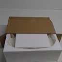 Elevated Ceramic Dog Bowl Set - Double Dog Feeding Bowls with Stand Splash Proof - Raised Dishes for Food and Water - Ideal for Small to Medium Dogs - 2 x 850 ml - 28.74 oz (White)