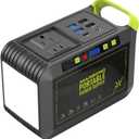 MARBERO Portable Power Station 88Wh Camping Lithium Battery Solar Generator Fast Charging with AC Outlet 120W Peak Power Bank(Solar Panel Optional) for Home Backup Outdoor Emergency RV Van Hunting (M82 88WH 80W)