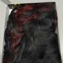 Short Wine Red Pixie for Black Women Short Wigs for Black Women Natural Black and Burgundy Pixie Cut for Women 1B/99J Women Wigs (Black Mixed Wine Red)