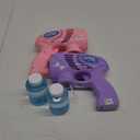 JOYIN 2 Bubble Guns with 2 Bottles Refill Solution, Bubble Machine Gun for Kids, Toddlers, Party Favors, Summer, Outdoors Activity, Wedding, Easter, Birthday Gift (Pink+purple)