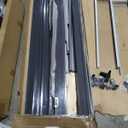 Vongrasig 5 x 3 x 6 FT Outdoor Storage Shed Clearance, Metal Garden Shed with Large Window and Lockable Door, Anti-Corrosion Waterproof Tool Shed for Backyard Patio, Lawn (Dark Gray)