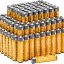 AAA Long-Lasting Alkaline Batteries, 100-Count, 1.5 Volt, 10-Year Shelf Life, Reliable for Multiple Devices