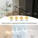 Electroplated Chrome Twisted Shape Color Changing Dimmable LED Pendant Chandelier, 39.37in