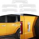 for Bronco Door Handle Cover Trim Fit for Ford Bronco 2021 up White Exterior Accessories 5pcs
