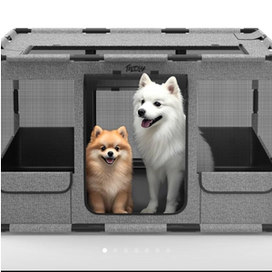 Tivray Pet Playpen - Brand new
43x43x26 Inches Portable Playpen 
Tear Resistant, Thickened Fabric 
Waterproof Bottom, Breathable Mesh 
for Indoor & Outdoor, Gray Tivray Pet Playpen - Brand new
43x43x26 Inches Portable Playpen 
Tear Resistant, Thickened Fabric 
Waterproof Bottom, Breathable Mesh 
for Indoor & Outdoor, Gray