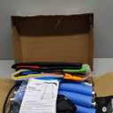 Trekassy 700lbs 40" Saucer Tree Swing for Kids Adults Outdoor with LED Lights, 2 Tree Hanging Straps-Rainbow