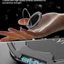 2 x Typecase Phone Grip: Rotatable Ultra Thin Cell Phone Ring Holder for Magnetic Car Mount, Adjustable Finger Ring Kickstand Compatible with Cellphones Magnetic Tablets Accessories - Black