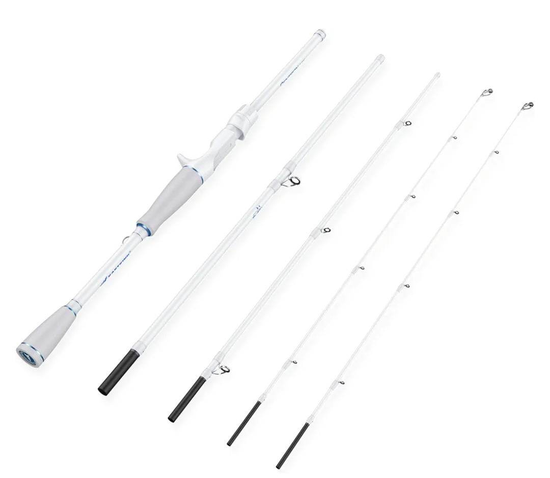 KastKing Centron Lite Travel Fishing Rods, Portable 4/5 Piece Spinning & Casting Rods, Extra Twin-Tip, IM6 Graphite Blanks, Stainless Steel Guides W/Ceramic Rings, Split or Full Rear EVA Handle