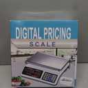 C-CHAIN 88LB Digital Price Scale Electronic Price Computing Scale LCD Digital Commercial Food Meat Weight Scale, Upgraded Version