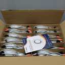 Amico 24 Pack 4 inch 5CCT LED Recessed Lighting, Dimmable, 8.5W=60W, 650LM, 2700K/3000K/4000K/5000K/6000K Selectable, Retrofit Can Lights with Baffle Trim, IC Rated - ETL & FCC, White