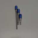 BLACKROBOT 4-Piece Drill Bit Extension Set, Magnetic Quick Change Impact Bit Holder in 2.5", 4", 6", 12" Sizes, for 1/4" Hex Drives, CR-V Steel, Ideal for Screwdriver Bits, Nuts, Drills