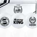 50th Birthday Gifts for Men Golfer, Balls Set for Him, Husband, Perfect for Dad, Grandpa, Golf Lovers for Father's Day Birthday Christmas