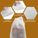 Belle&Beau 100pcs Premium Cold Brew Coffee Filter Bags, No Mess Cold Brew Bags, Easy-Use Disposable Grinds Coffee Pouches, Versatile Coffee Tea Bags for Smooth Cold Brew with Drawstring, 4 x 6 Inches
