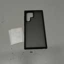 TOCOL for Samsung Galaxy S22 Ultra Case, Translucent Matte Hard Back [Military Grade Shockproof] [Anti-Scratch & Anti-Fingerprint] Slim Fit Protective Cover for Galaxy S22 Ultra Case 6.8'', Black