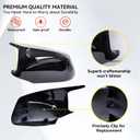 Mirror Cover Caps for F10 - Durable Quality Glossy Black, Compatible with 5 Series F10 F11 F18 528i 530i 535i 550i (2011-2013) - Upgrade Your Ride Now