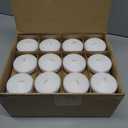 48 Pack White Floating Candles 3 inch Unscented Floating Candles for Centerpieces-10 Hours Long Burn Time-3” Floating Candle Bulk for Wedding Cylinder Vases