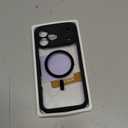 BERFY for iPhone 17 Pro Max Case, Compatible with MagSafe, Built-in Glass Screen Protector, Camera Protection, Shockproof Full Body Phone case 6.9", Translucent Black