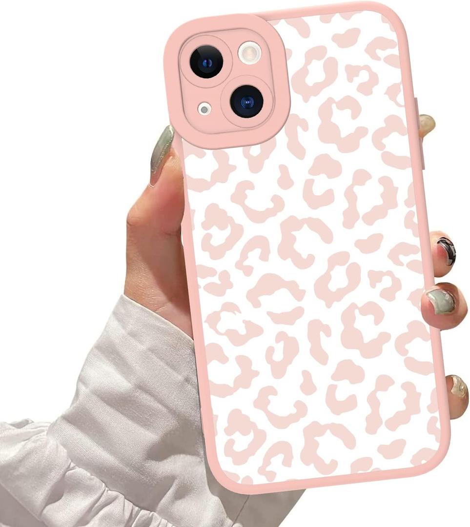 ZIYE for iPhone 13 Case Pink Leopard Pattern Phone Case with Camera Protection,TPU Silicone Rubber Protective Cover Cheetah Design Cases Compatible with iPhone 13 6.1 Inch ZIYE for iPhone 13 Case Pink Leopard Pattern Phone Case with Camera Protection,TPU Silicone Rubber Protective Cover Cheetah Design Cases Compatible with iPhone 13 6.1 Inch