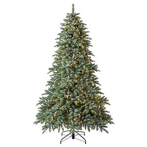 6FT Pre-Lit Artificial Christmas Tree with 180 LED Lights Branch Tips Green Xmas