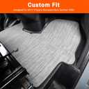 Woven Floor Mats for 20192026 Mercedes-Benz Sprinter Van with Manual Mechanical Break, Custom Fit One Piece Design, Waterproof, Easy to Clean, Camper Van Accessories
