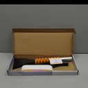 EcoNour 27" Aluminum Ice Scrapers for Car Windshield | Car Window Scraper and Snow Brush with Ergonomic Foam Grip Winter Accessories (Orange)