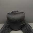 Back Pillow for Bed Sitting up, Reading Pillow for Sitting in Bed Adult, Back Support Pillow, Memory Foam Sit up Lounge Backrest Pillow with Arms for TV, Couch, Chair, Dorm, 18 Inch, Grey