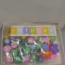 39 Pcs Pastel Balls Cake Toppers Daisy Flower Cupcake Decoration Boho Rainbow Cake Topper with Happy Birthday Banner for 70s Groovy Hippie Party Supplies