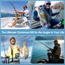 Fishing Advent Calendar 2025  24 Days Christmas Countdown with Fishing Lures Set, Bass Trout Tackle Kit for Men, Xmas Surprise Gift for Fishermen