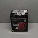 Secura Stainless Steel Double Wall Electric Kettle Water Heater for Tea Coffee w/Auto Shut-Off and Boil-Dry Protection, 1.0L (Red) SWK-1001DR/HB-K012