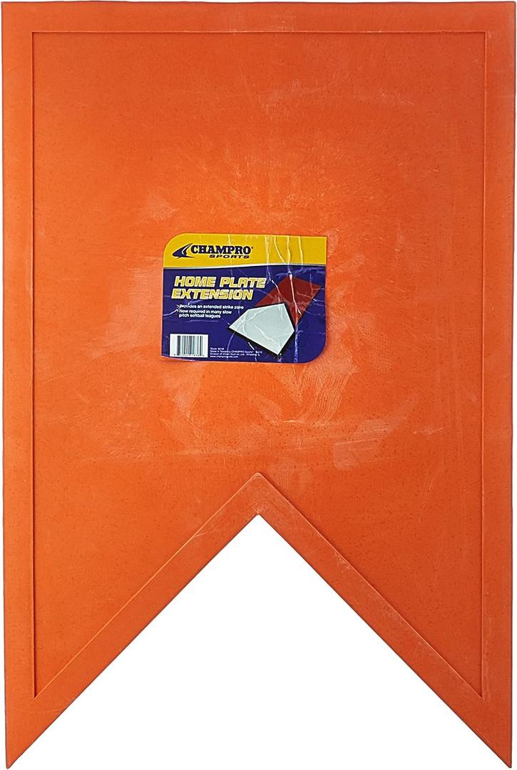 Champro Home Plate Extension (Orange) , 17 x 25