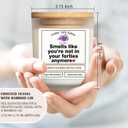 2 x 50th Birthday Gifts for Her, 50th Birthday Decorations for Women Men Card Happy Cool Scented Candles for Best Friend Sister Mom Husband Wife 50 Year Old Gifts for Woman Men