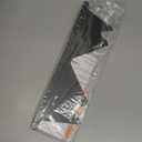 Stove Gap Covers Stainless Steel, 2 Pack Stove Gap Filler Easy Retractable Length 13.8" to 27.5", Width 0.79" ALMCALS Stove Gap Guards Range Trim Kit, Heat Resistant Guard Between Stove Top & Counter (Black)