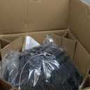 Rattan Ceiling Light Fixture, 4-Light Boho Semi Flush Mount Ceiling Light, 20" Wicker Light Fixture with Handmade Woven Cage Lampshade, Rattan Chandelier for Bedroom Hallway Nursery Kitchen Farmhouse (Black)