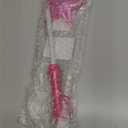 FlashingBlinkyLights Pink Super Star Princess LED Light Up Magic Wand for Kids