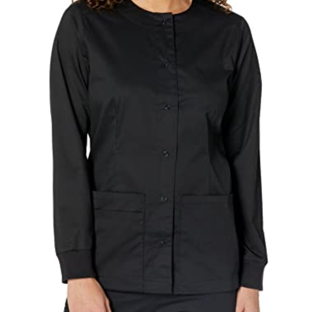 Amazon Essentials Women's Scrub Snap Jacket (Available in Plus Size) XXL