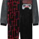 Get Trend One Piece Pajamas for Boys, Teens Fleece Loungewear Soft Jumpsuit Sleepwear Cozy Nightwear Gifts for Boys 7/8