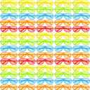 Maitys 100 Pack Plastic Shutter Shades Glasses, 80's Style Slotted Shutter Sunglasses Neon Color for Party Birthday Favors(Red, Green, Sky Blue, Yellow, Orange)